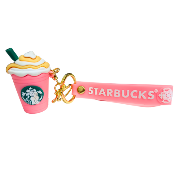 Starbucks Frappuccino Cup Keychain – Cute Mini Coffee Keyring - Image 4