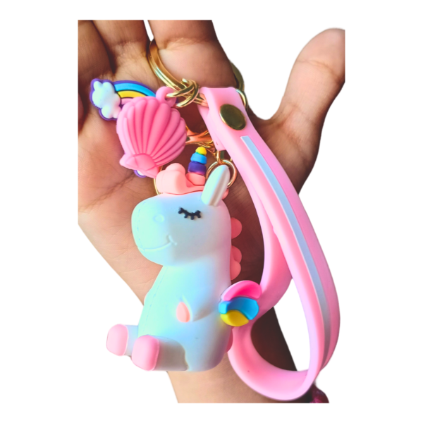 Magical Unicorn Charm Keychain - Image 3