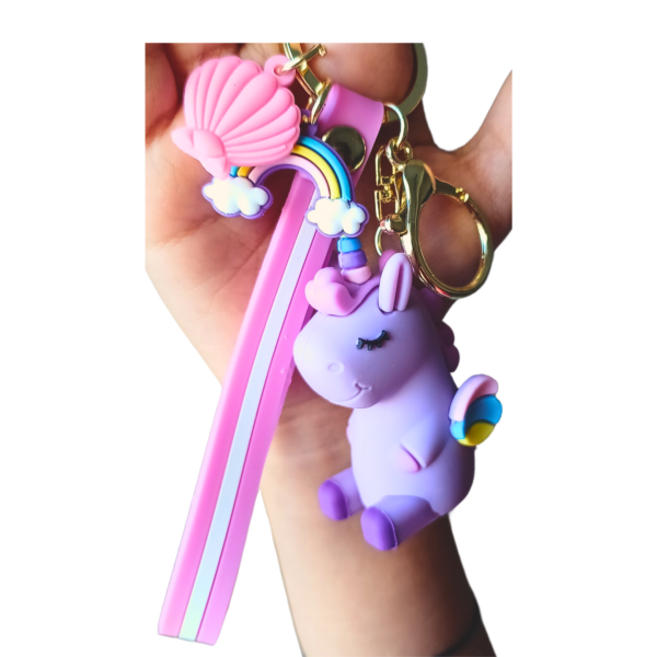 Magical Unicorn Charm Keychain - Image 4